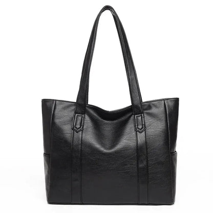 BBB3 Damen Tote Vintage Leder Handtasche groß