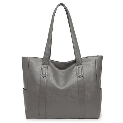 BBB3 Damen Tote Vintage Leder Handtasche groß