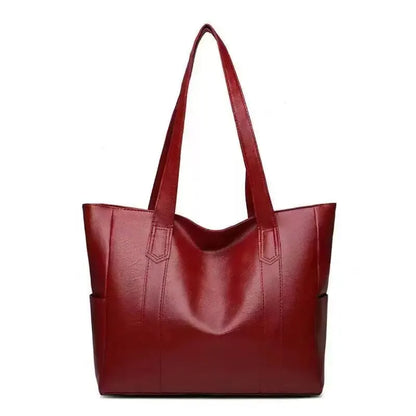 BBB3 Damen Tote Vintage Leder Handtasche groß